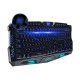Tastatura gaming iluminata cu fir, 49 x 19 x 5 cm, Negru - HK6700